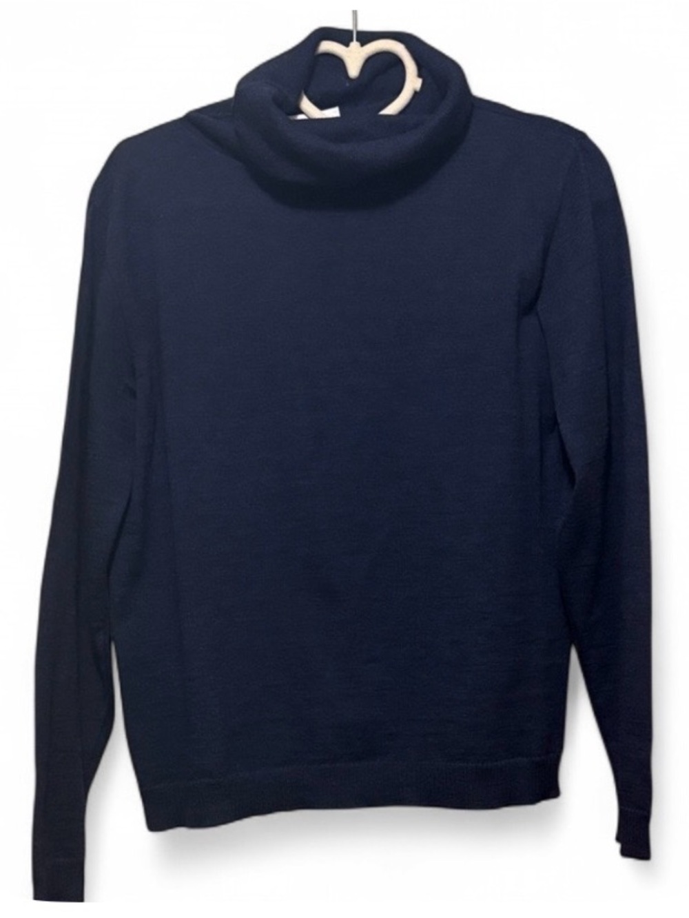 Vintage Pendleton 100% Virgin Wool Turtleneck Sweater Mens 40 Navy Blue USA